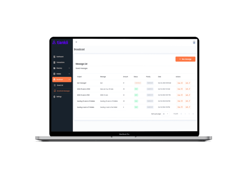 Broadcast Sats Tool